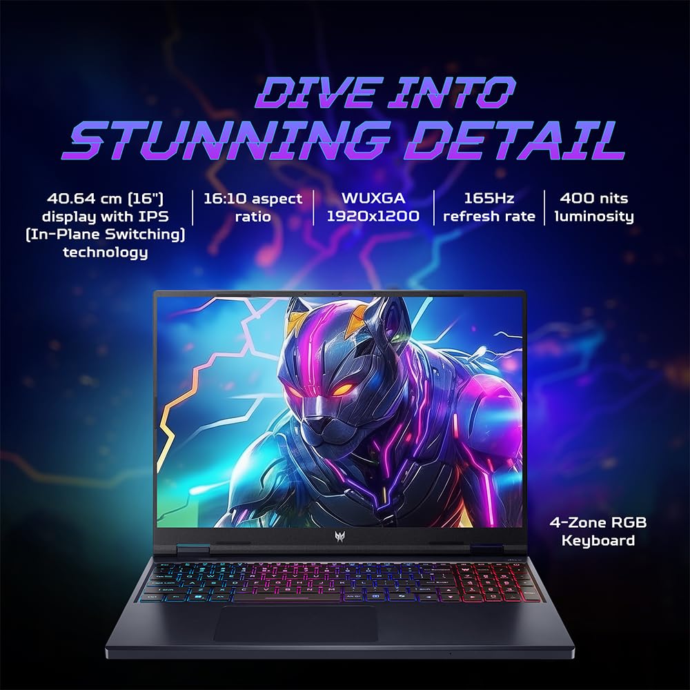 Acer Predator Helios Neo 16 PHN16-72 NH.QNPSI.002 display specs