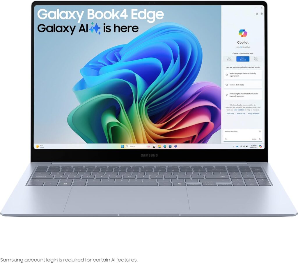 Samsung Galaxy Book 4 Edge CoPilot+ PC