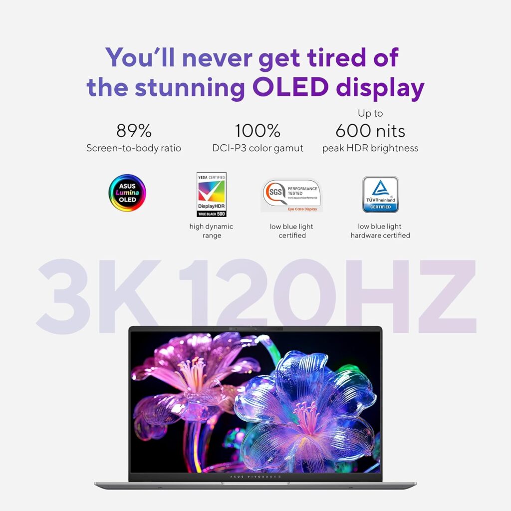 ASUS Vivobook S15 S5507QAD-PS96 Copilot+ PC Display Specs