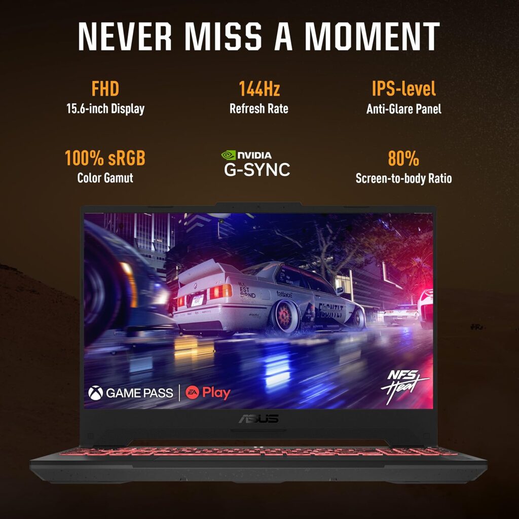 ASUS TUF Gaming A15 FA507NVR LP104WS display specs