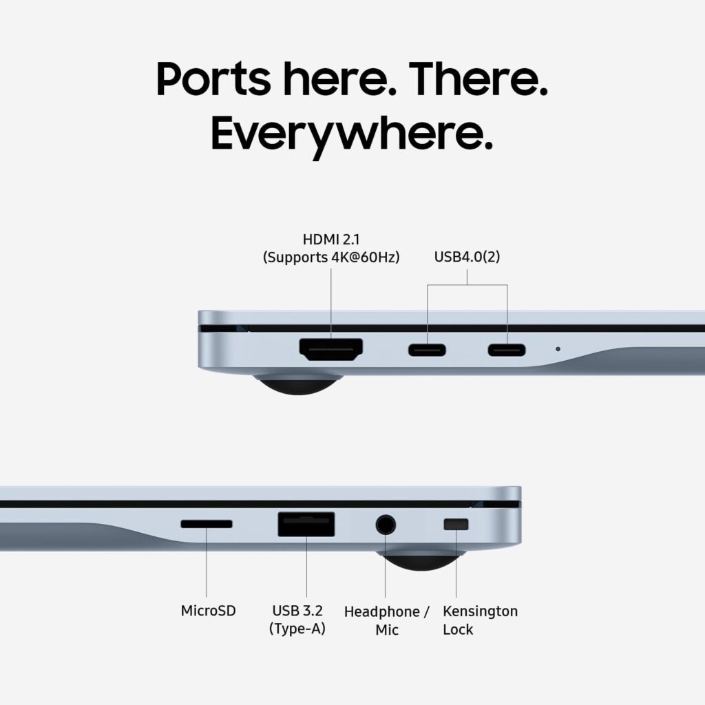 SAMSUNG Galaxy Book 4 Edge NP754XQA KB2US ports