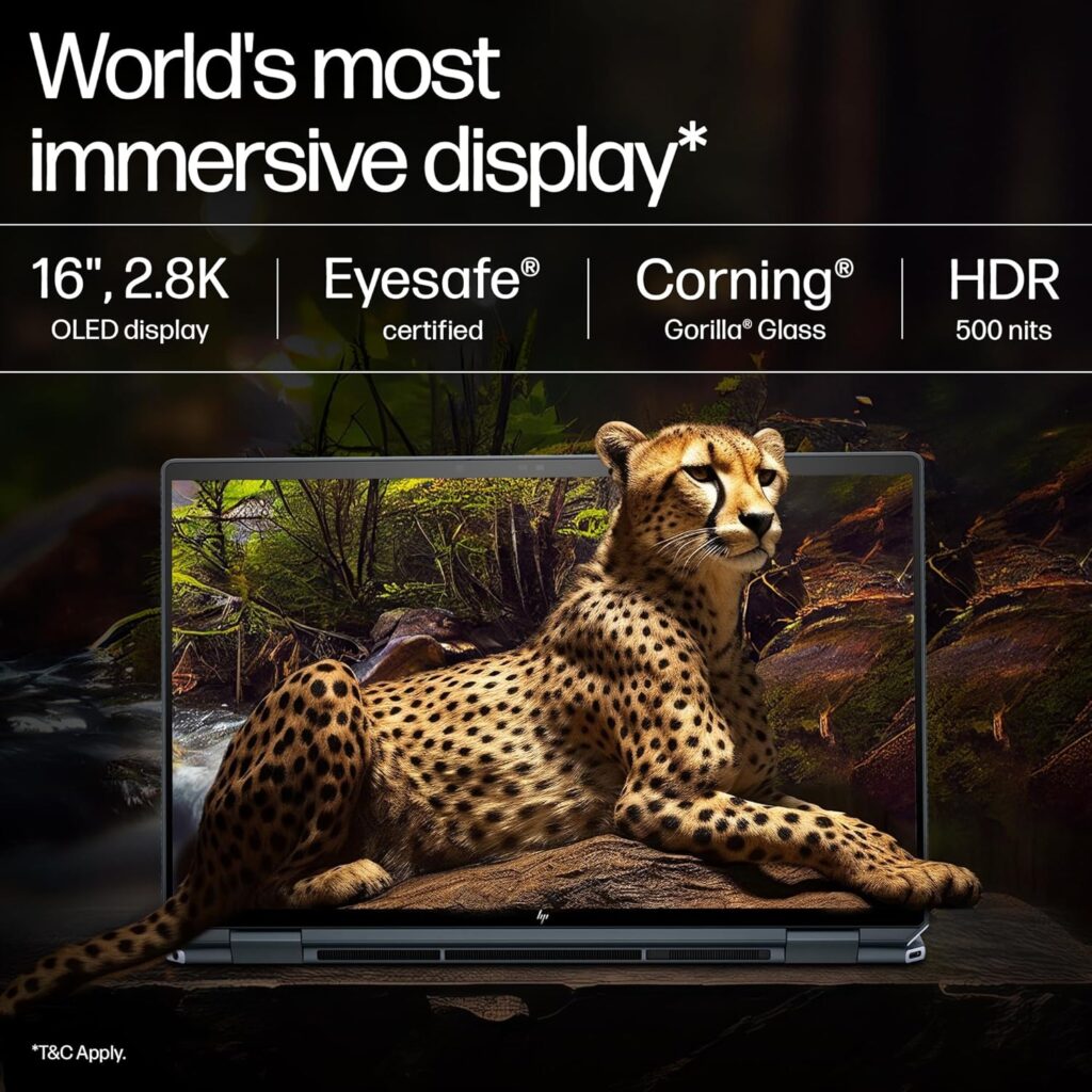 HP Spectre x360 16 aa0664TX OLED Laptop display