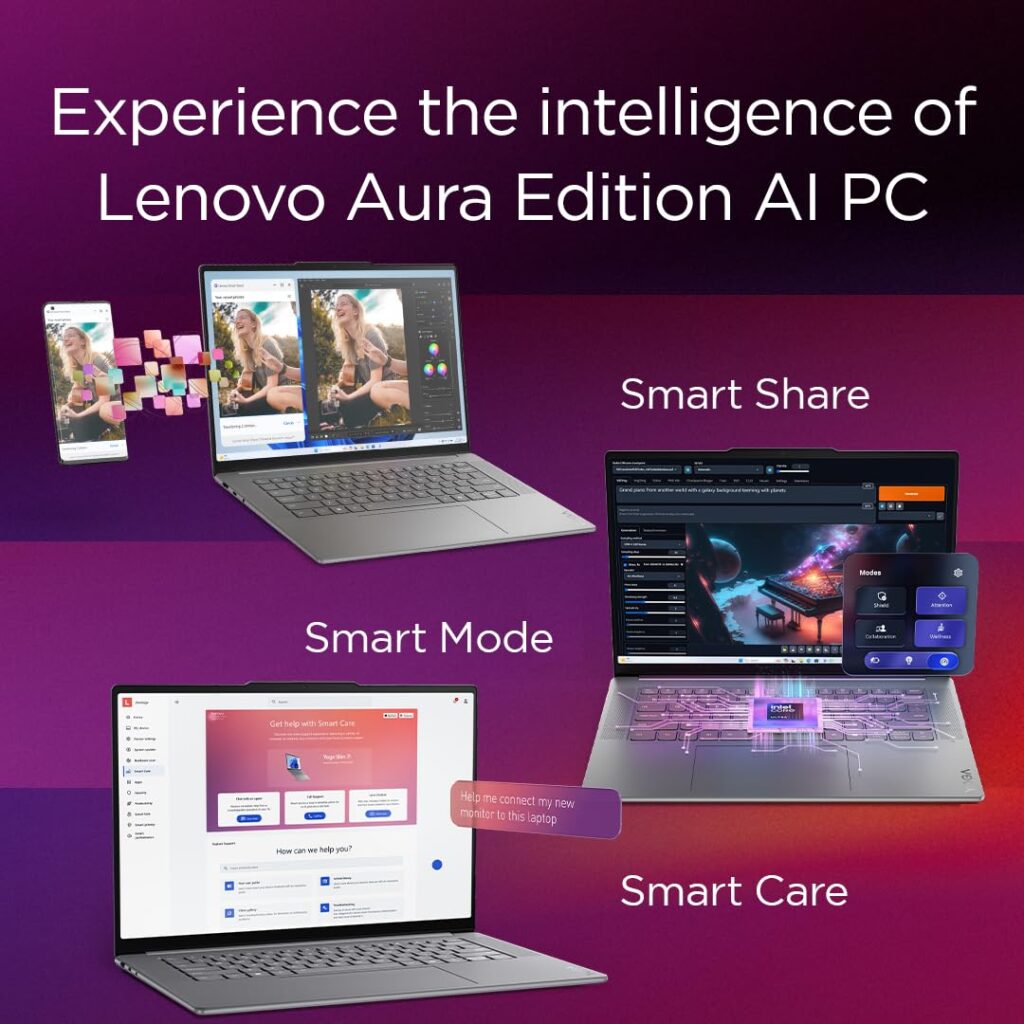 Lenovo Yoga Slim 7 Aura Edition 83HM004NIN CoPilot PC AI Laptop