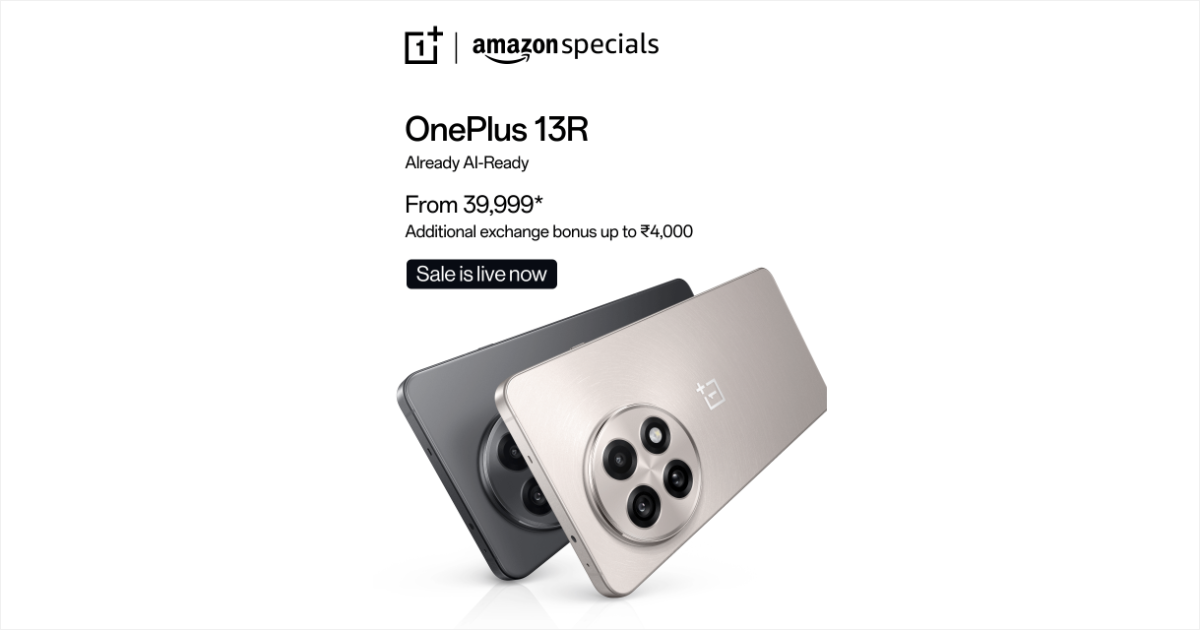 OnePlus 13R Launch SBI Credit Card Offer Details – Get it for ₹39,999 from Amazon India