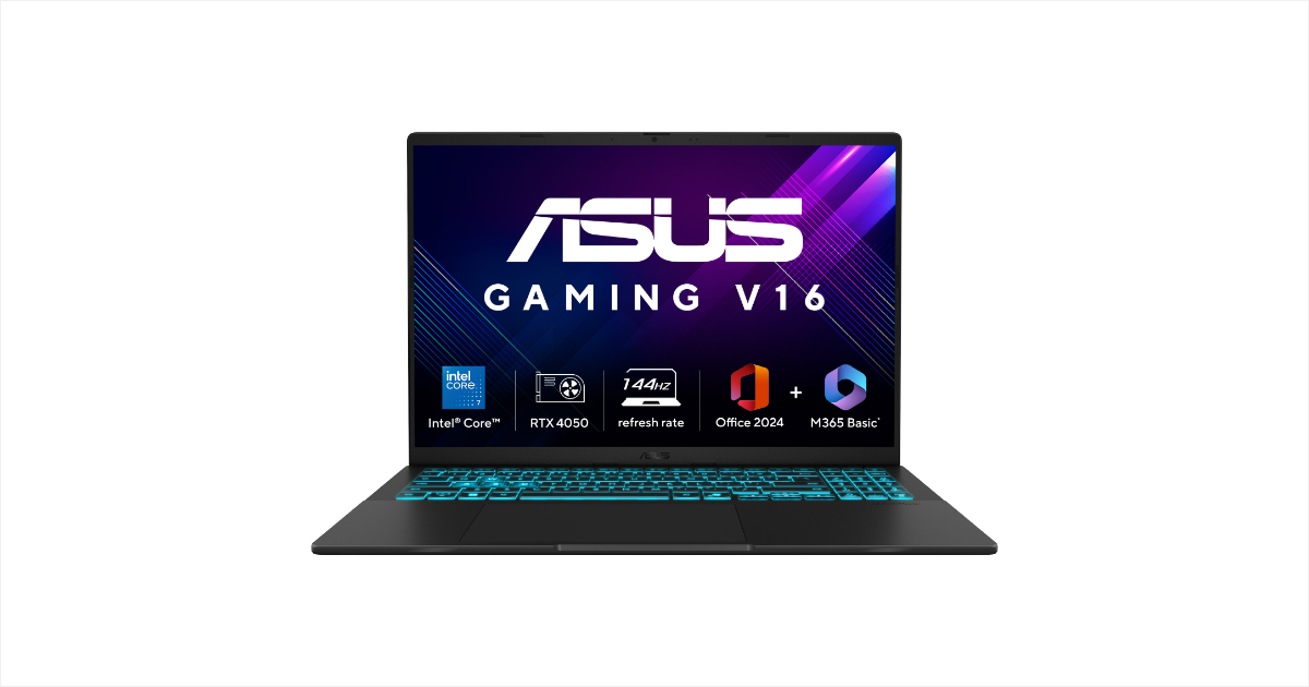 ASUS Gaming V16 V3607VU-RP275WS Laptop powered by Intel® Core™ 7 240H Processor Launched in India [ RTX 4050 Graphics, 16GB RAM, 512GB SSD ]